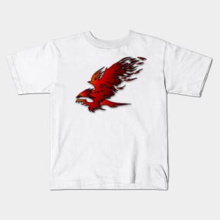 Red Raptor Kids T-Shirt